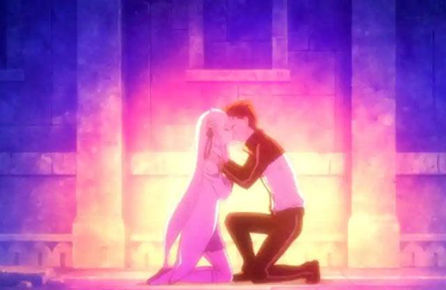 菜月昴与爱蜜莉雅接吻是在哪一集？