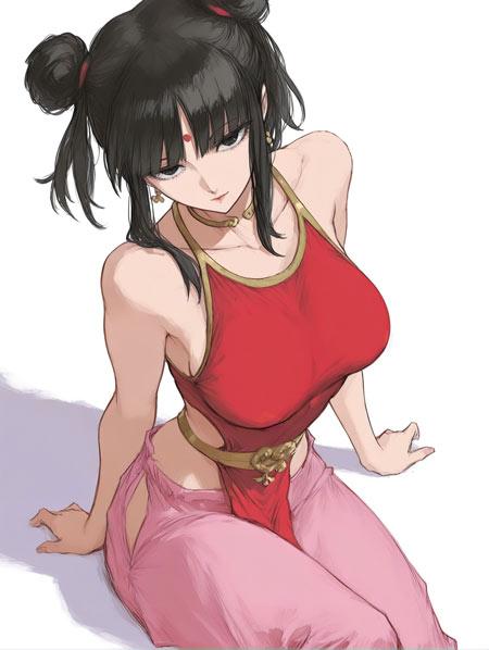 童年动画女神，东方神娃凤娃动漫壁纸