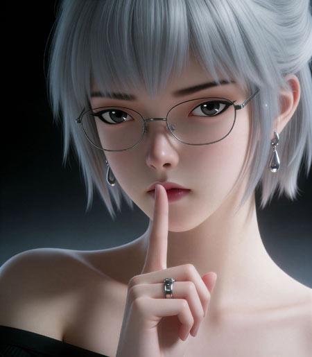 灵笼白月魁头像大全