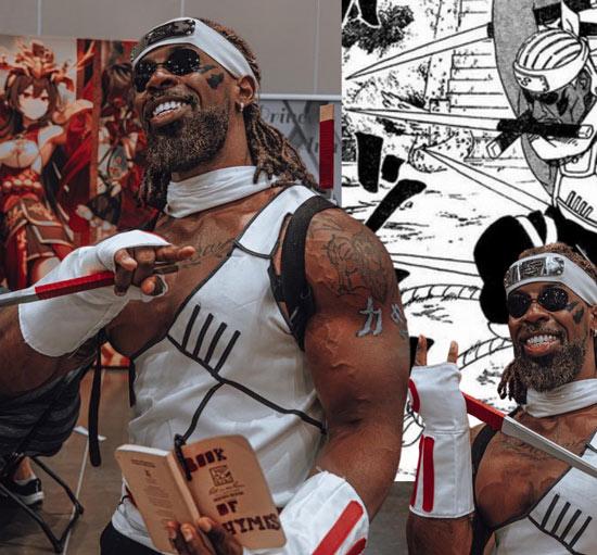 这是杀人蜂本人穿越！欧美硬汉coser把奇拉比演活了