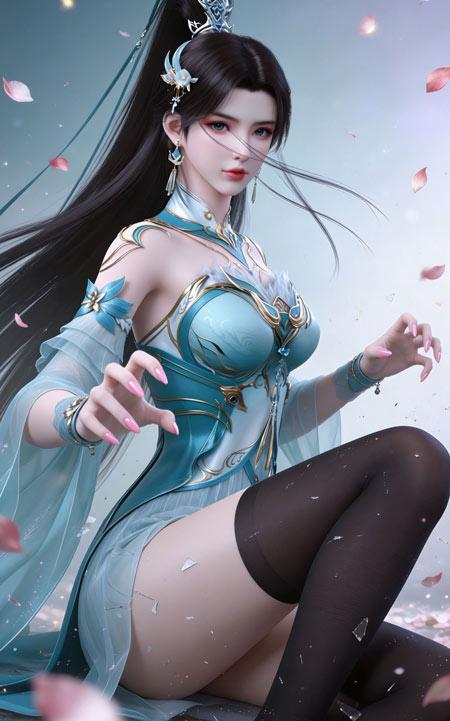 国漫女神萧薰儿壁纸