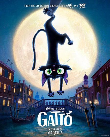 皮克斯原创动画电影《猫的威尼斯奇旅 GATTO》宣布2027年3月5日上映