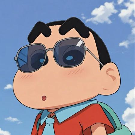 蜡笔小新戴墨镜头像1