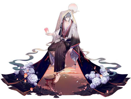 不见岳式神皮肤图片:夕山夜